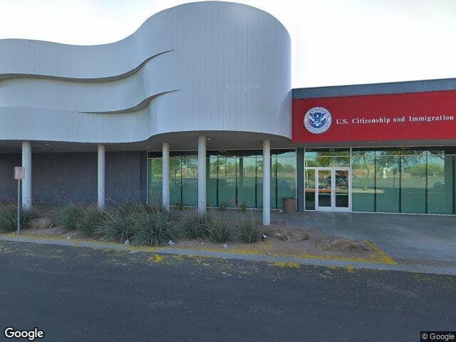USCIS Phoenix Field Office building at 1330 South 16th Street, Phoenix AZ