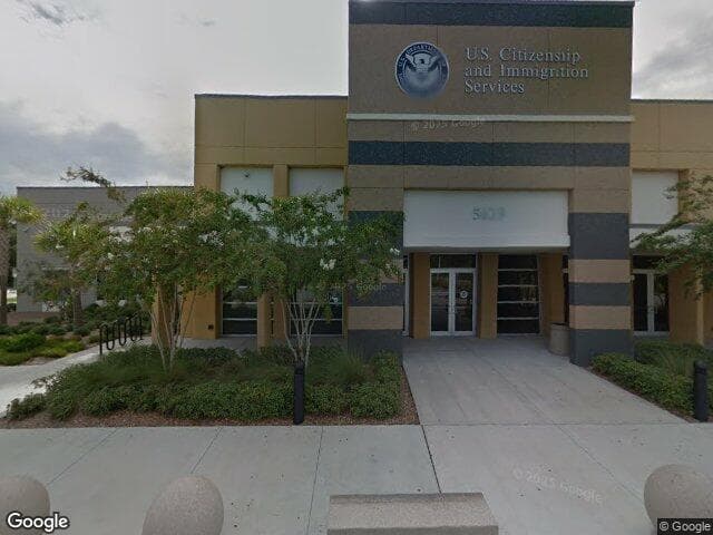 USCIS Tampa Field Office building at 5629 Hoover Boulevard, Tampa FL